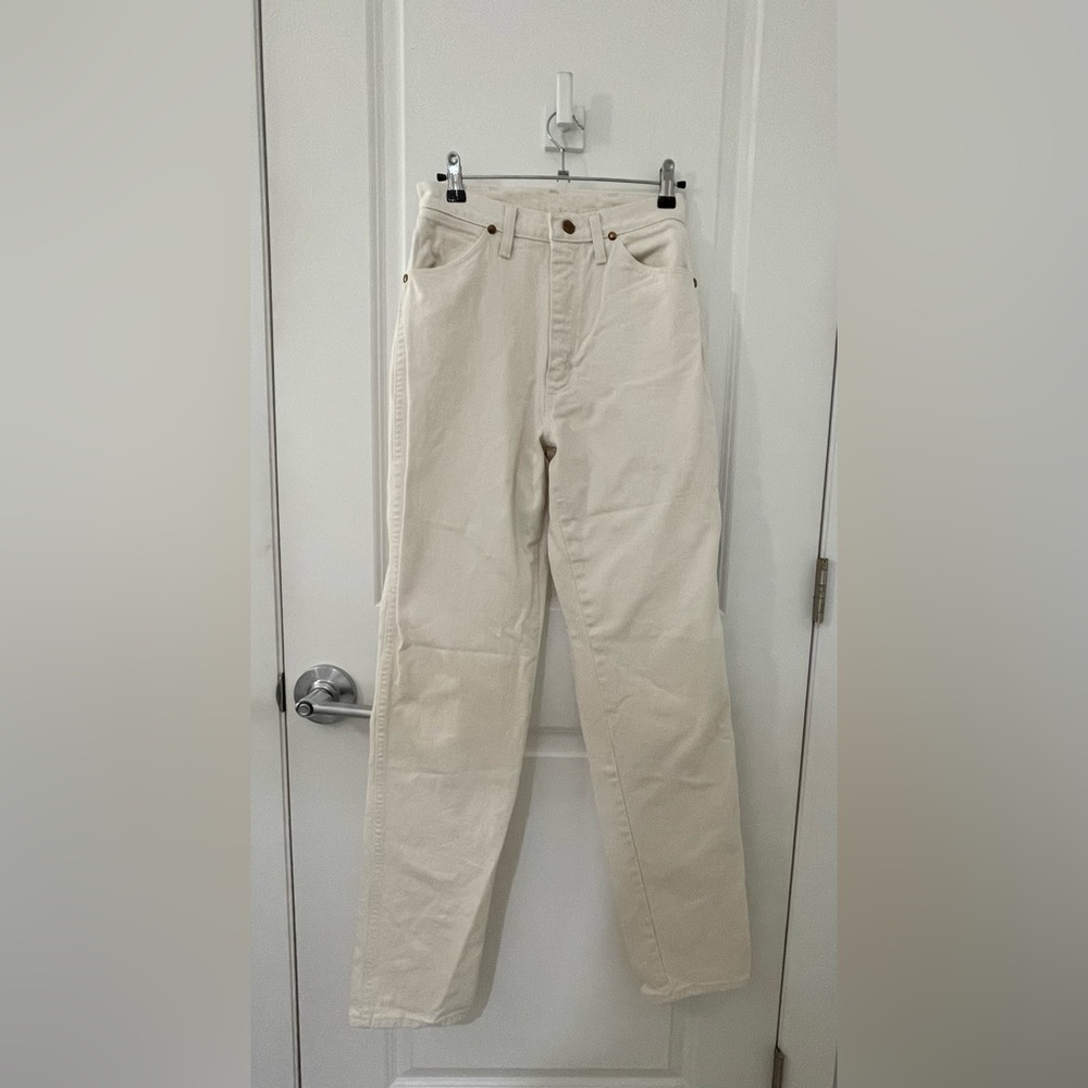 White wrangler vintage jeans